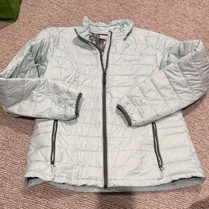 Columbia Light Green Quilted Jacket
